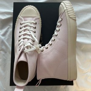 High too canvas sneakers